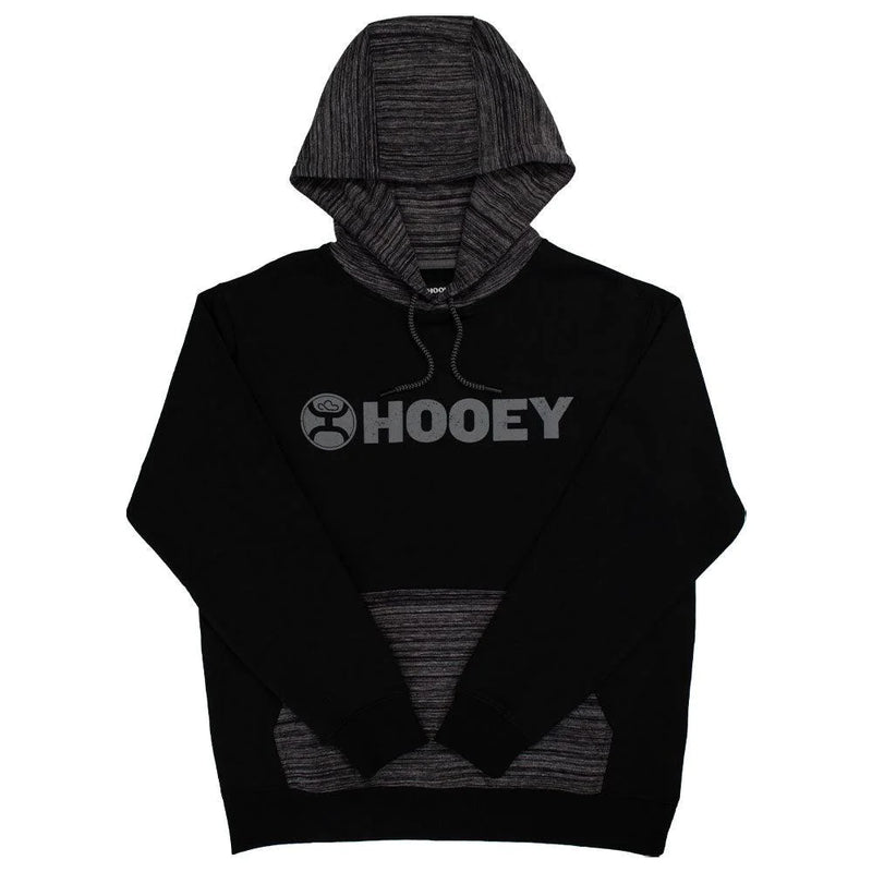 Load image into Gallery viewer, HH1191BK - Hooey &quot;Lock-Up&quot; Black Hoody w/Grey Logo
