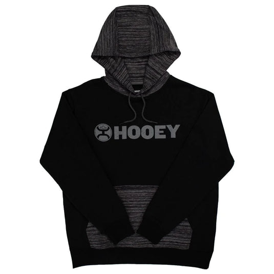 HH1191BK - Hooey "Lock-Up" Black Hoody w/Grey Logo