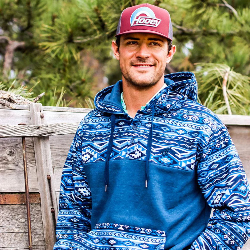 Load image into Gallery viewer, HH1194NVCH - Hooey &quot;Indigo Jimmy&quot; Charcoal Hoody
