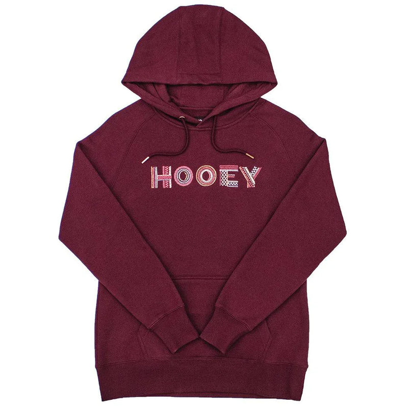 Load image into Gallery viewer, HH1196BU - Hooey Ladies &quot;Artisan&quot; Maroon Hoody
