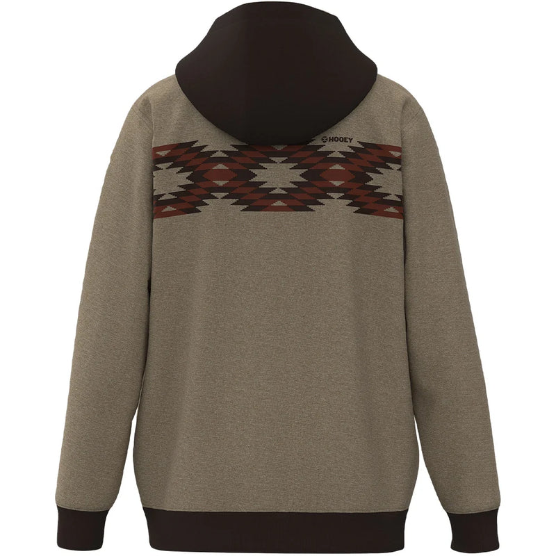 Load image into Gallery viewer, HH1240TN-Y - Hooey Youth "Polar Fleece" Tan W/Red &amp; Black Design Hoody
