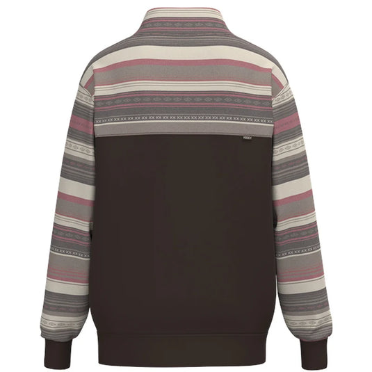 HH2609BRST - Hooey "Stevie" Pullover Brown/Stripe Pattern