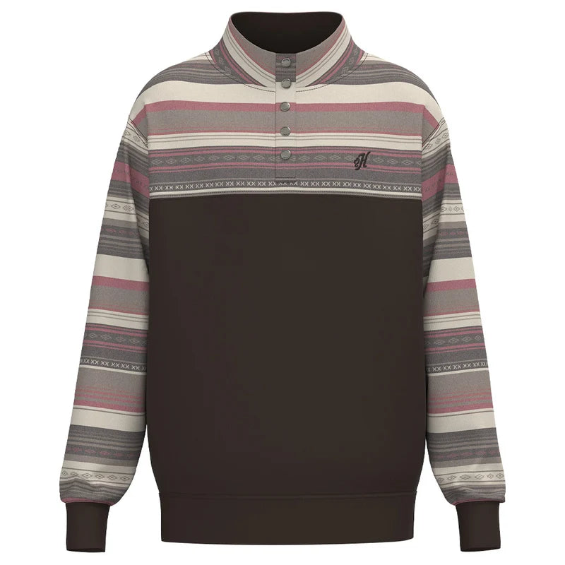 Load image into Gallery viewer, HH2609BRST - Hooey "Stevie" Pullover Brown/Stripe Pattern
