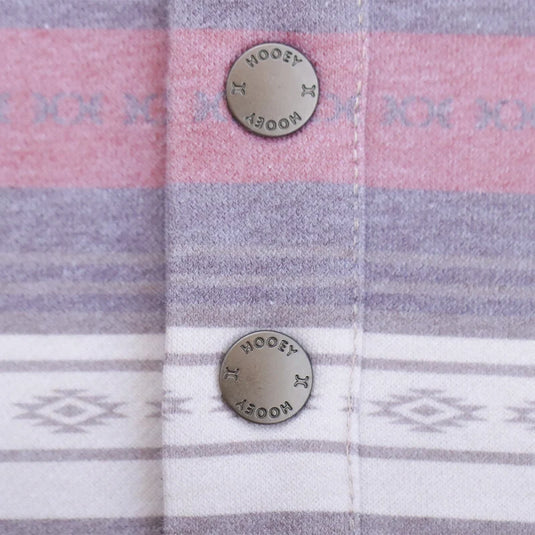 HH2609BRST - Hooey "Stevie" Pullover Brown/Stripe Pattern