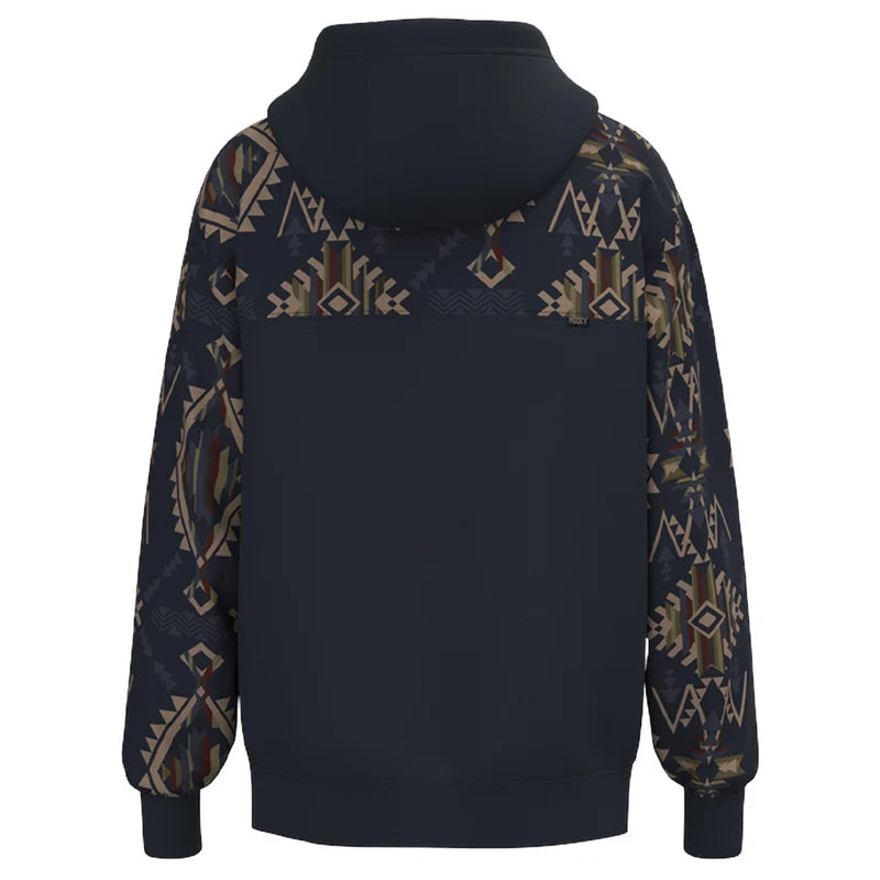 Load image into Gallery viewer, HH2610DKNV - Hooey "Jimmy" Hoody Dark Navy/Aztec
