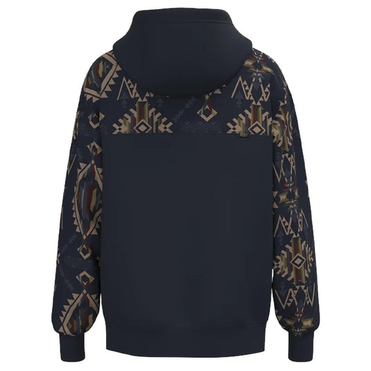 HH2610DKNV - Hooey "Jimmy" Hoody Dark Navy/Aztec