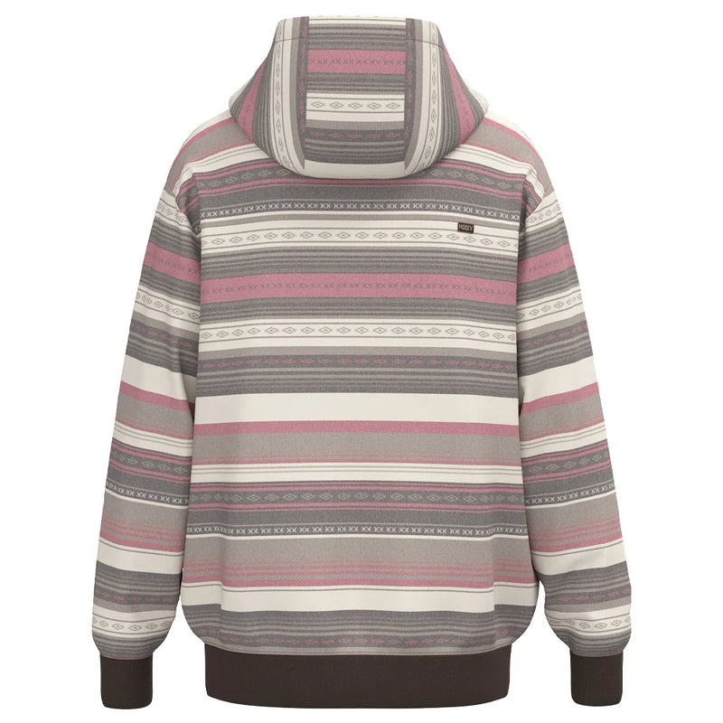 Load image into Gallery viewer, HH2614CRPR - Hooey Men's "Legendary Hoody" Cream/Brown &amp; Red Stripes
