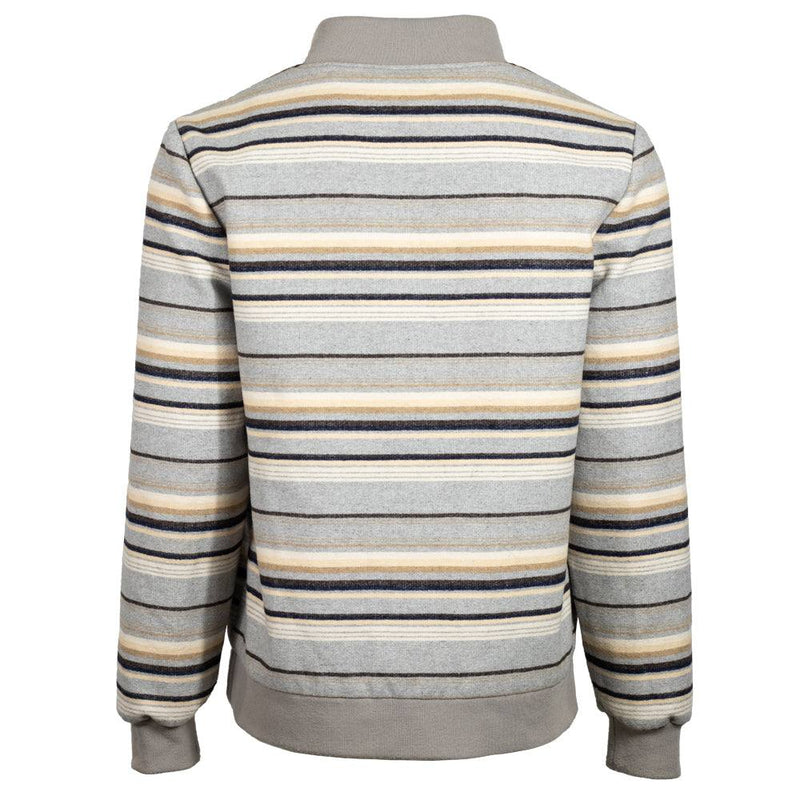 Load image into Gallery viewer, HJ090GYST - Hooey Men&#39;s &quot;Ozona&quot; Bomber Jacket Grey/Stripe Pattern
