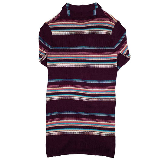 HJ104PKST - Hooey Ladies Long Duster Pink/Turquoise Stripes