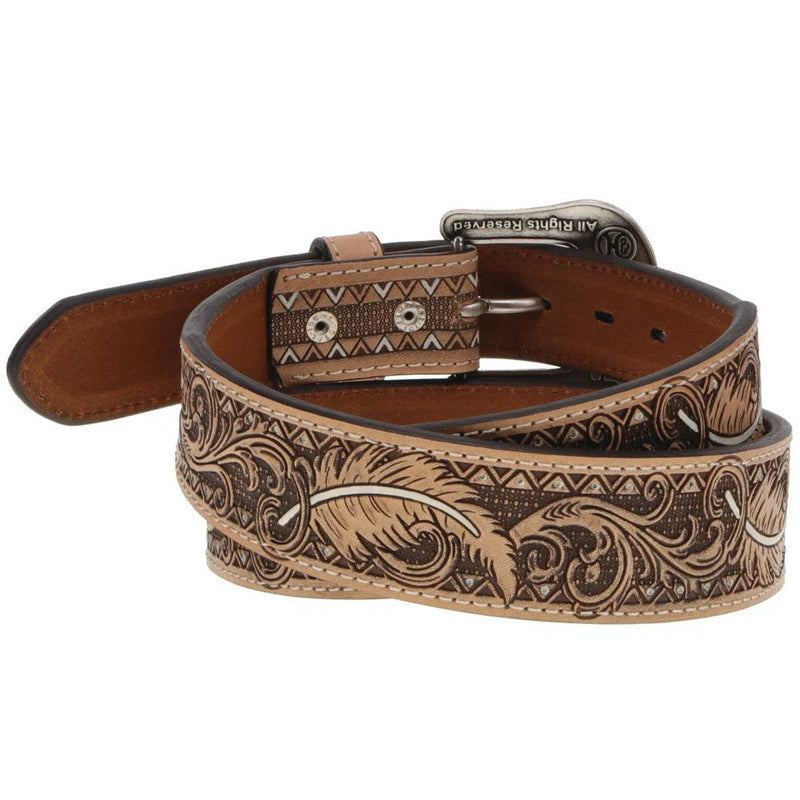 Load image into Gallery viewer, HMBLT006 - Hooey "War Paint" Natural/Brown/Ivory Belt
