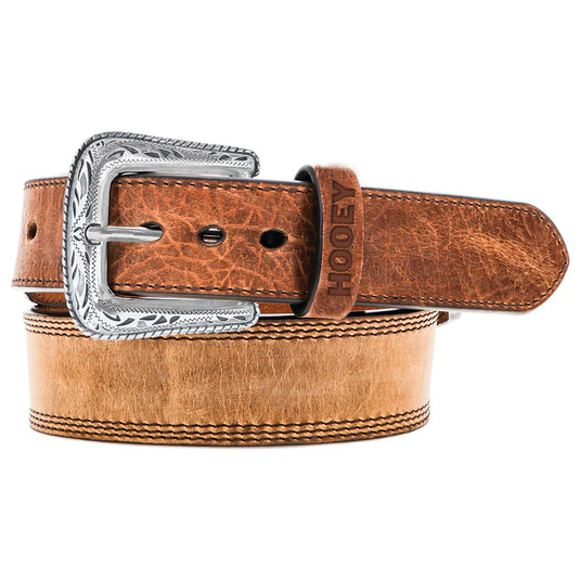 HMBLT018 -  Hooey "Gibson" Natural/Brown Belt