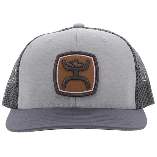 2524T-GY - Hooey "Zenith" Hat Grey W/Brown Hooey Logo
