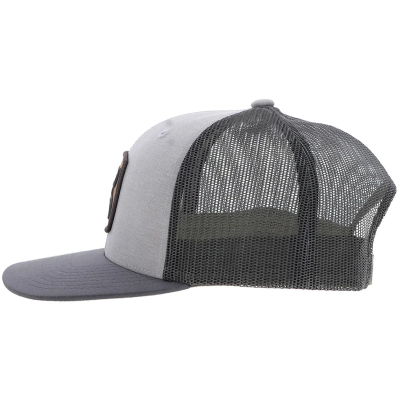 Load image into Gallery viewer, 2524T-GY - Hooey "Zenith" Hat Grey W/Brown Hooey Logo
