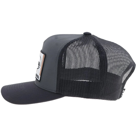 2511T-GY - Hooey "Sudan" Charcoal/Black