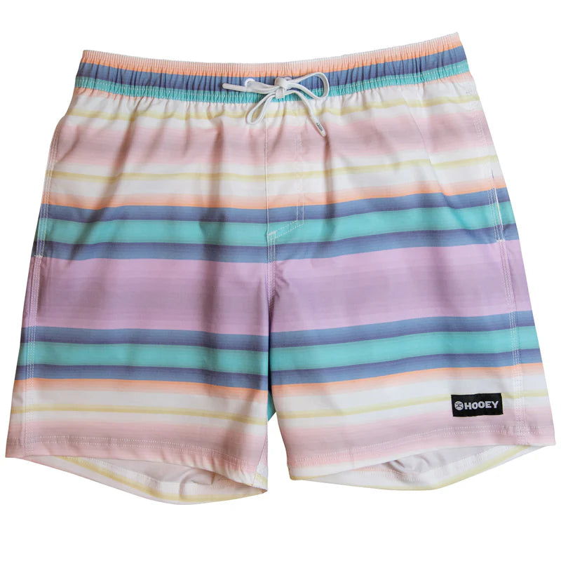 Load image into Gallery viewer, HB2025-SP - Hooey "Bigwake" Purple/Teal/Cream Serape Board Short w/Liner
