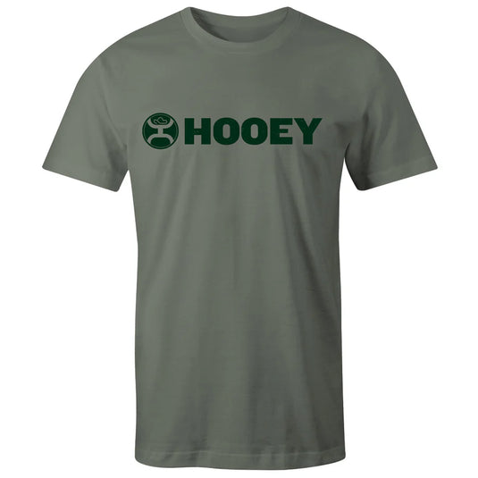 HT1407GR - HOOEY MEN'S  "LOCK-UP" AGAVE GREEN T-SHIRT