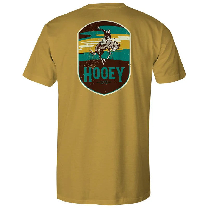 Load image into Gallery viewer, HT1508MU - Hooey  &quot;Cheyenne&quot; Mustard Pocket T-shirt
