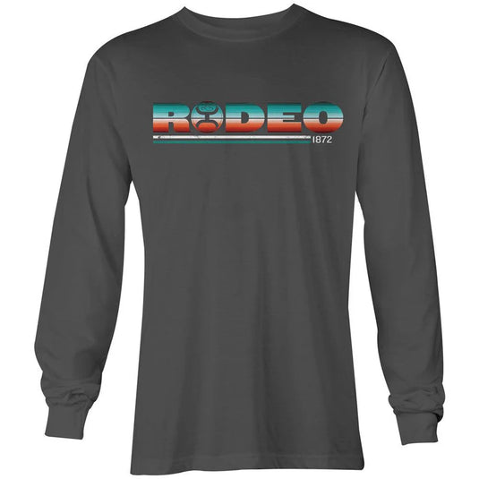 HT1536GY - HOOEY MEN'S  "RODEO" GREY LONG SLEEVE