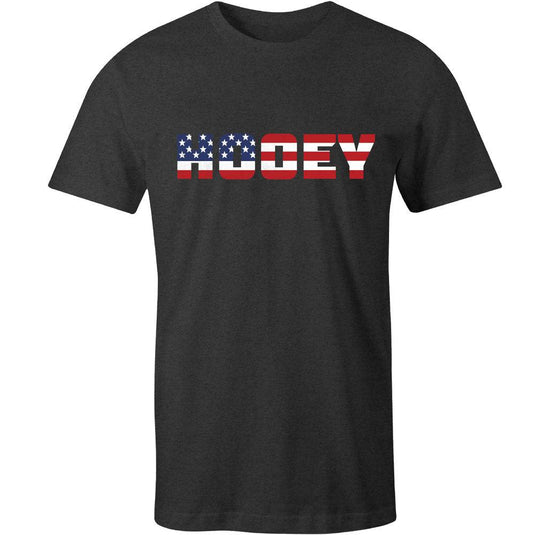 HT1544CH - Hooey  "Patriot" Charcoal Tee