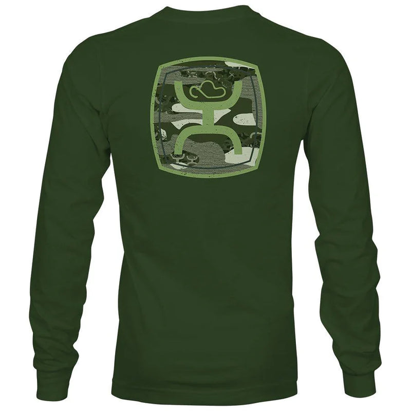 Load image into Gallery viewer, HT1557OL - HOOEY MEN&#39;S  &quot;ZENITH&quot; OLIVE LONG SLEEVE T-SHIRT
