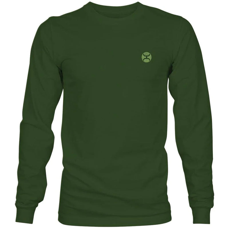 Load image into Gallery viewer, HT1557OL - HOOEY MEN&#39;S  &quot;ZENITH&quot; OLIVE LONG SLEEVE T-SHIRT
