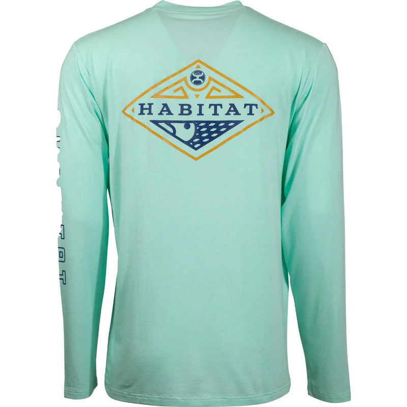 Load image into Gallery viewer, HT1622TL - Hooey "The Captain" Sea Foam Long Sleeve Tee
