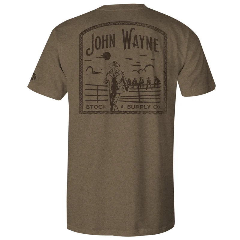Load image into Gallery viewer, HT1647LTBR - Hooey "John Wayne" Light Brown T-shirt
