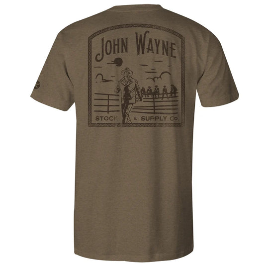 HT1647LTBR - Hooey "John Wayne" Light Brown T-shirt