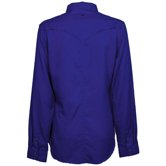 HT1664BL - Hooey Ladies "Sol Competition" Royal Long Sleeve
