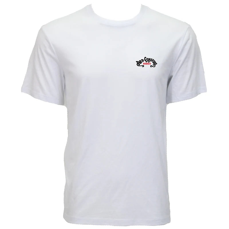 Load image into Gallery viewer, HT1833WH - Hooey Bad Company T-Shirt White W/Multi-Color Party Animal Logo
