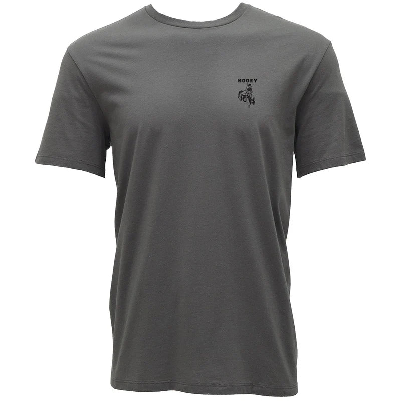 Load image into Gallery viewer, HT1886DKGY - Hooey "Lucky Rider" Grey w/Black &amp; White Logo T-shirt
