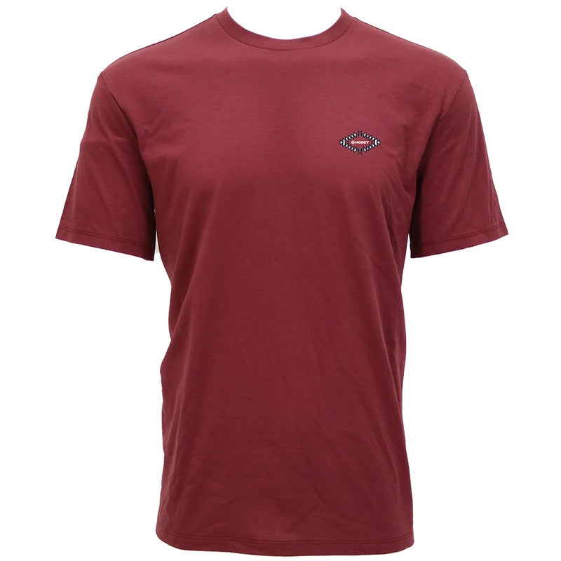 Load image into Gallery viewer, HT1887BU - Hooey "Eldorado" Burgundy T-Shirt

