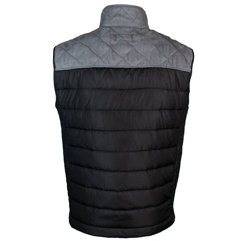 Load image into Gallery viewer, HV097BKCH - &quot;Hooey Packable Vest&quot; Black/Charcoal
