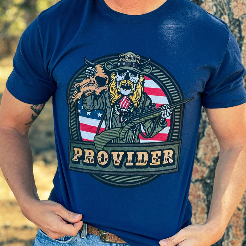 Load image into Gallery viewer, OUT60004 - Outlaw PROVIDER Navy T Shirt

