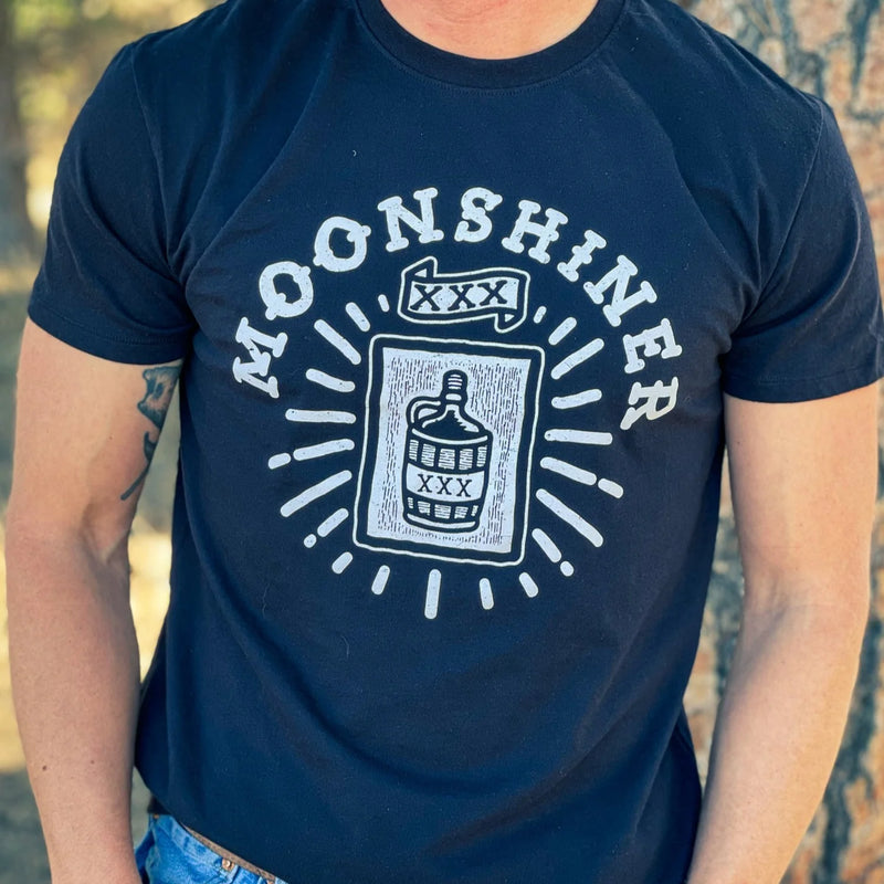 Load image into Gallery viewer, OUT60008 - Outlaw MOONSHINER Black T Shirt
