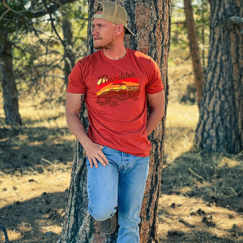 Load image into Gallery viewer, OUT60010 - Outlaw RAMBLER Sedona Heather T Shirt
