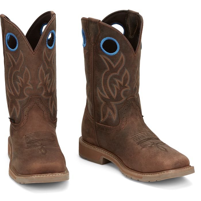 Load image into Gallery viewer, SE3115 - Justin All Around 11&quot; Waterproof Steel Toe Boot
