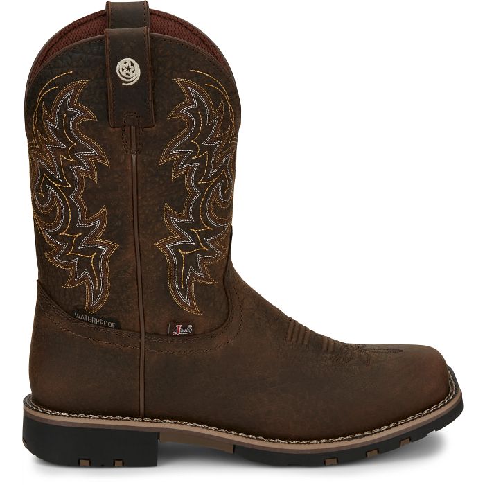 Load image into Gallery viewer, GR9050 - Justin Men&#39;s George Strait Fireman 11&quot; Waterproof Boot
