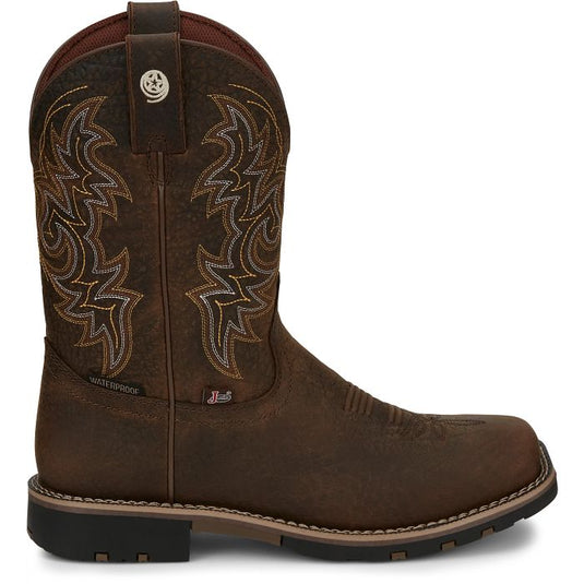 GR9050 - Justin Men's George Strait Fireman 11" Waterproof Boot