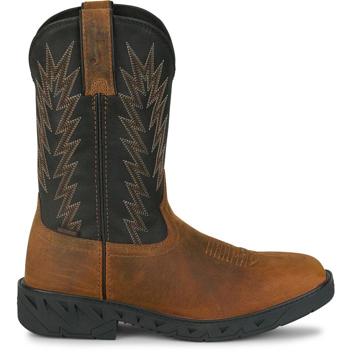 Load image into Gallery viewer, PD4073 - Justin Men's 11" Taskmaker Waterproof Steel Toe Work Boot
