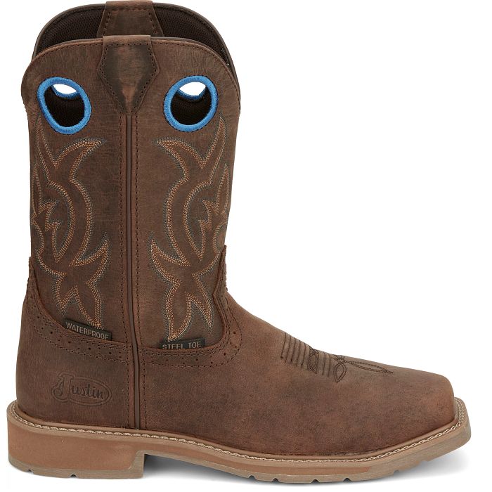 Load image into Gallery viewer, SE3115 - Justin All Around 11&quot; Waterproof Steel Toe Boot
