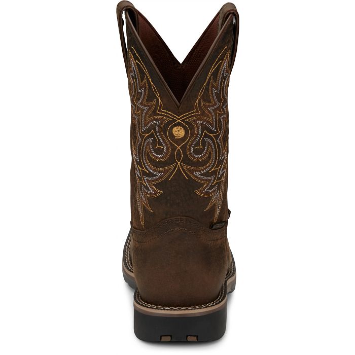 Load image into Gallery viewer, GR9050 - Justin Men&#39;s George Strait Fireman 11&quot; Waterproof Boot
