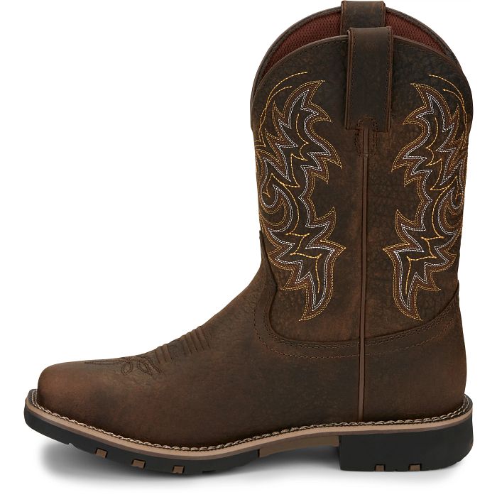 Load image into Gallery viewer, GR9050 - Justin Men&#39;s George Strait Fireman 11&quot; Waterproof Boot
