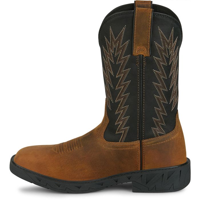 Load image into Gallery viewer, PD4073 - Justin Men's 11" Taskmaker Waterproof Steel Toe Work Boot
