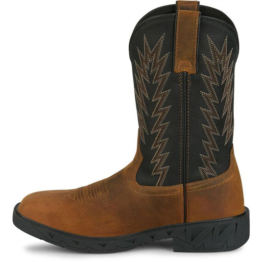 PD4073 - Justin Men's 11" Taskmaker Waterproof Steel Toe Work Boot