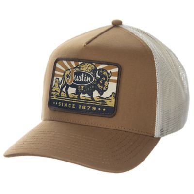 JUS13712 - Justin Tan Cap W/Buffalo Patch