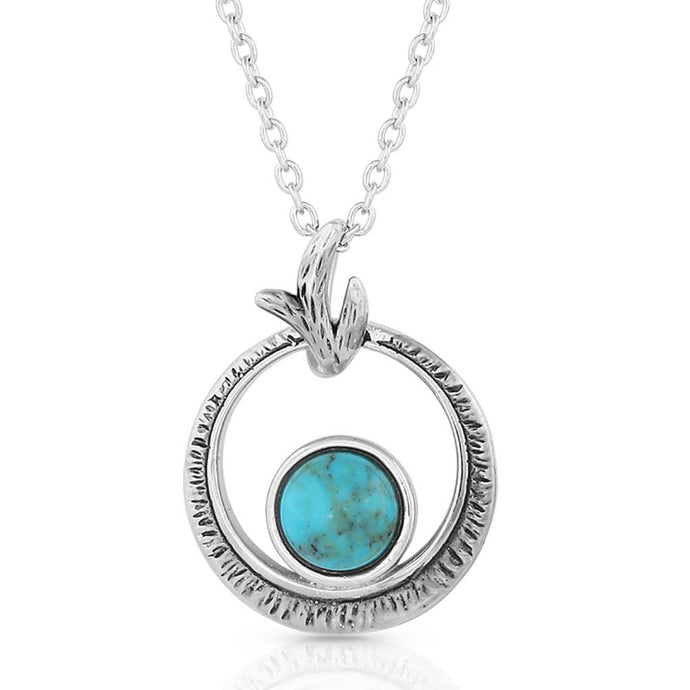 KTNC5335 - Montana Silversmiths Safari Moon Turquoise Necklace