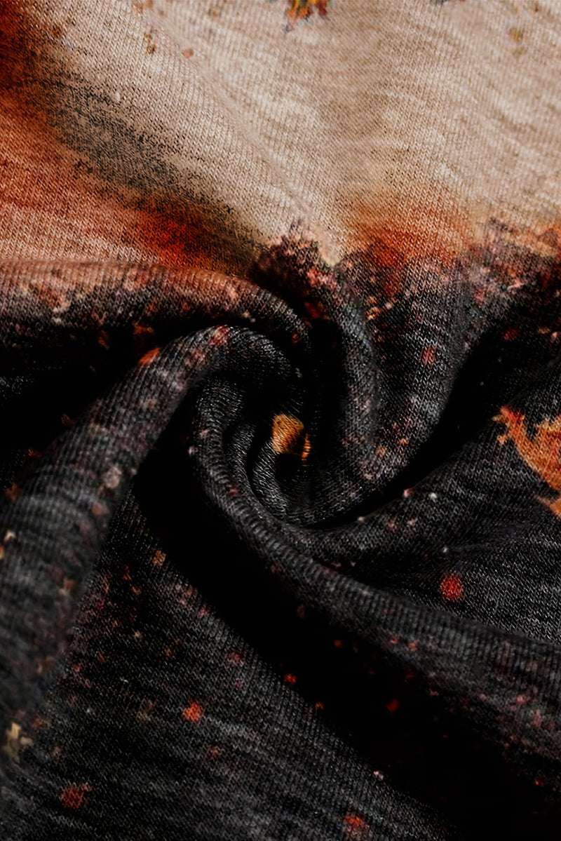 Load image into Gallery viewer, DLLS52 - Gold Flame It&#39;s Fall Y&#39;all Halloween Pumpkin Graphic Bleached Top
