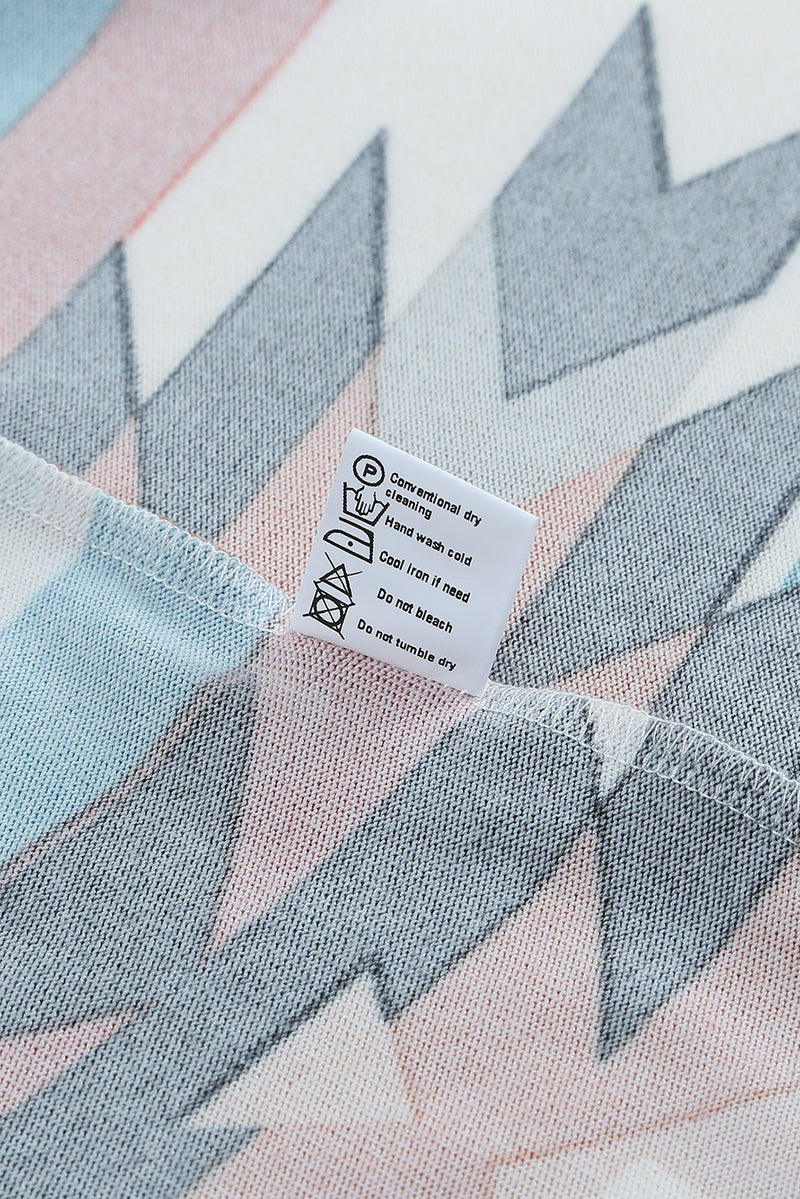 Load image into Gallery viewer, DLLS80 - Multicolor Geometric Color Block Open Front Long Cardigan
