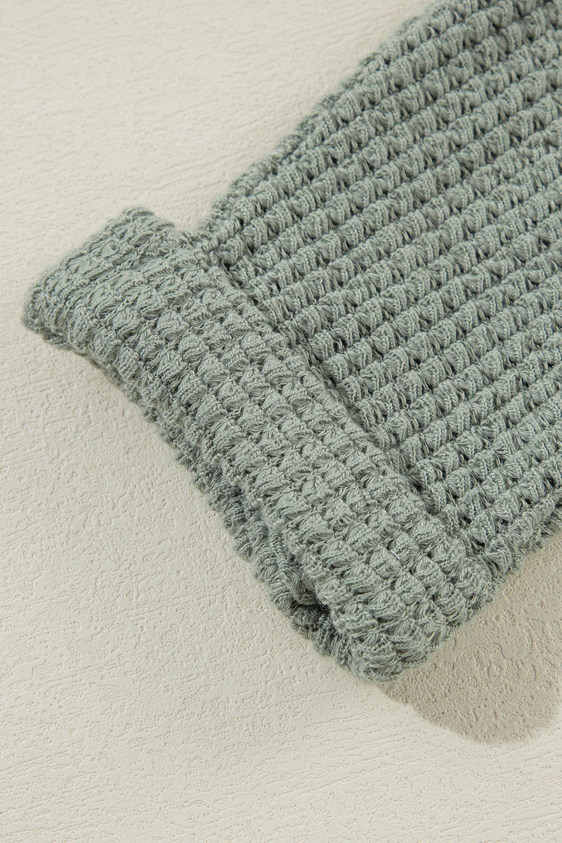 Load image into Gallery viewer, DLLS39 -Laurel Green Waffle Knit Open Front Cardigan
